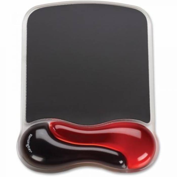 Mouse Pad Kensington Crystal, Black-Red