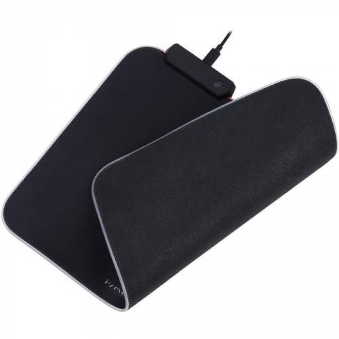 Mouse Pad Marvo MG-08 RGB, Black-Red