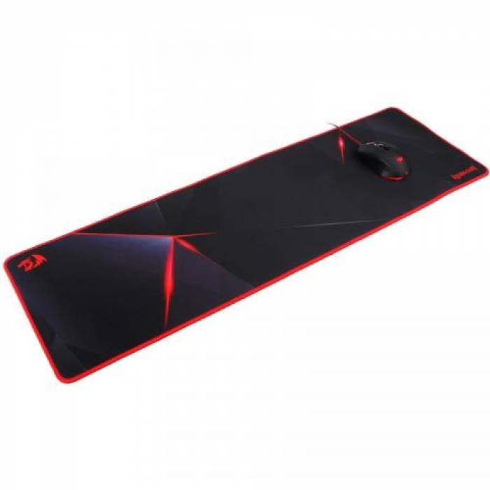 Mouse pad Redragon Aquarius, Black-Red