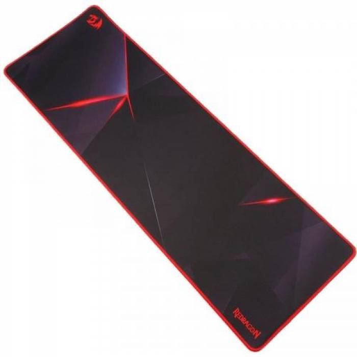 Mouse pad Redragon Aquarius, Black-Red