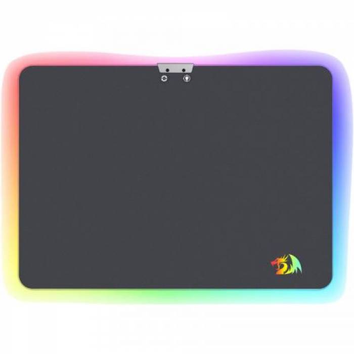 Mouse pad Redragon Aurora RGB, Black