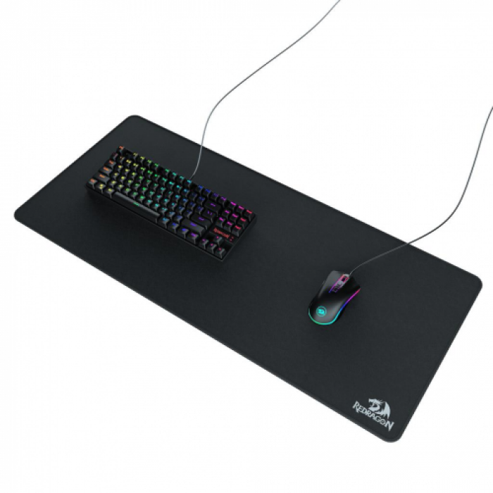 Mouse Pad Redragon Flick XL, Black