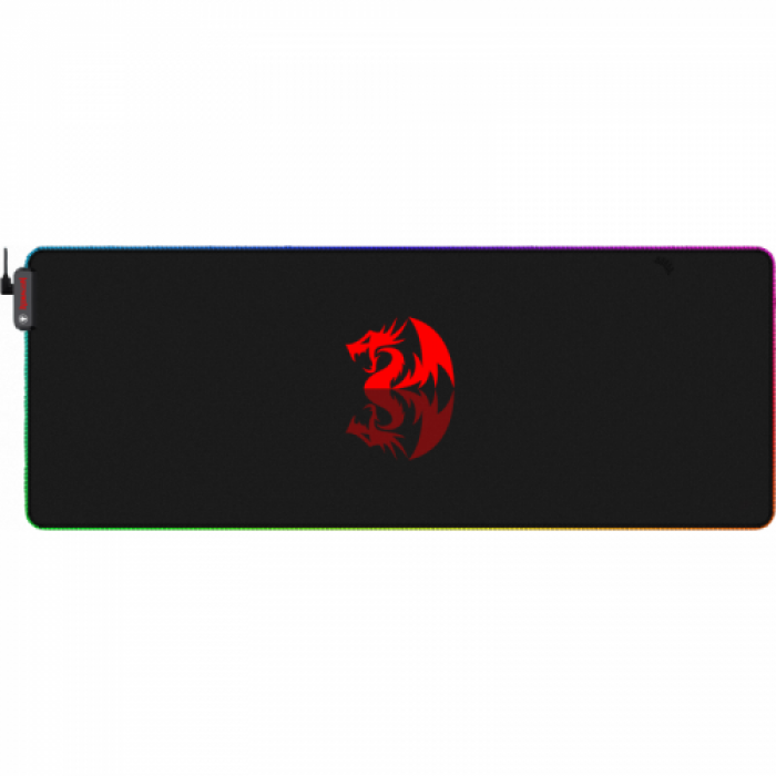 Mouse Pad Redragon Neptune RGB, Black