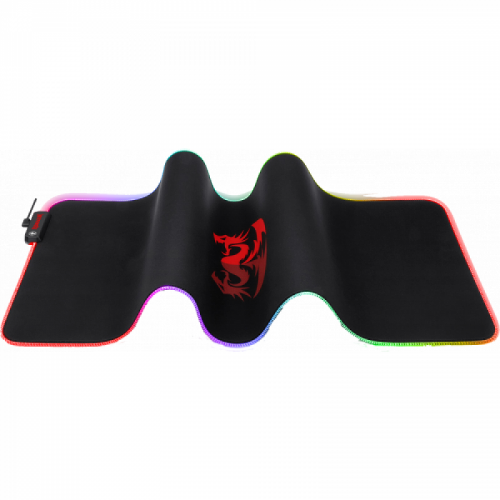 Mouse Pad Redragon Neptune RGB, Black