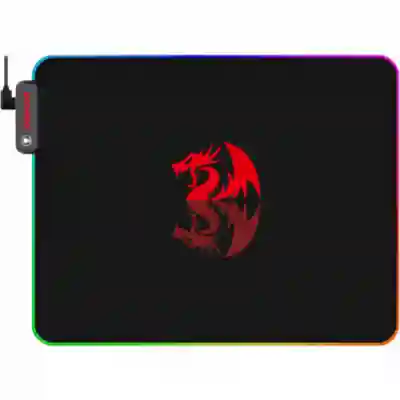 Mouse Pad Redragon Pluto RGB, Black