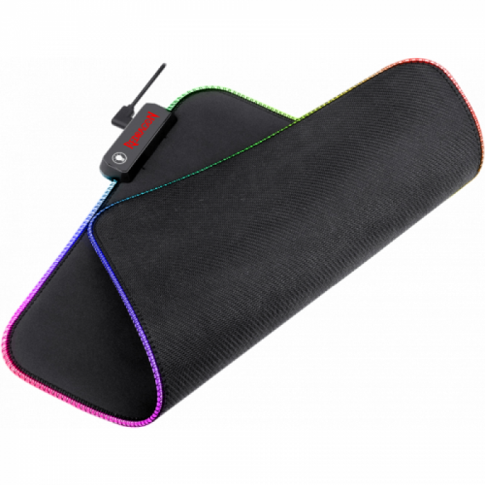 Mouse Pad Redragon Pluto RGB, Black