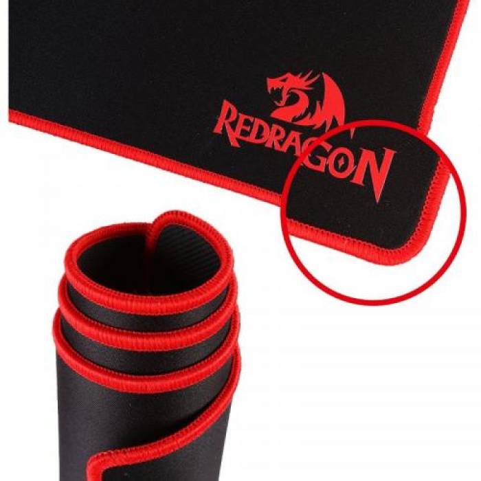 Mouse pad Redragon Suzaku, Black-Red