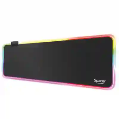 Mouse Pad Spacer SP-PAD-GAME-RGB-B, Black