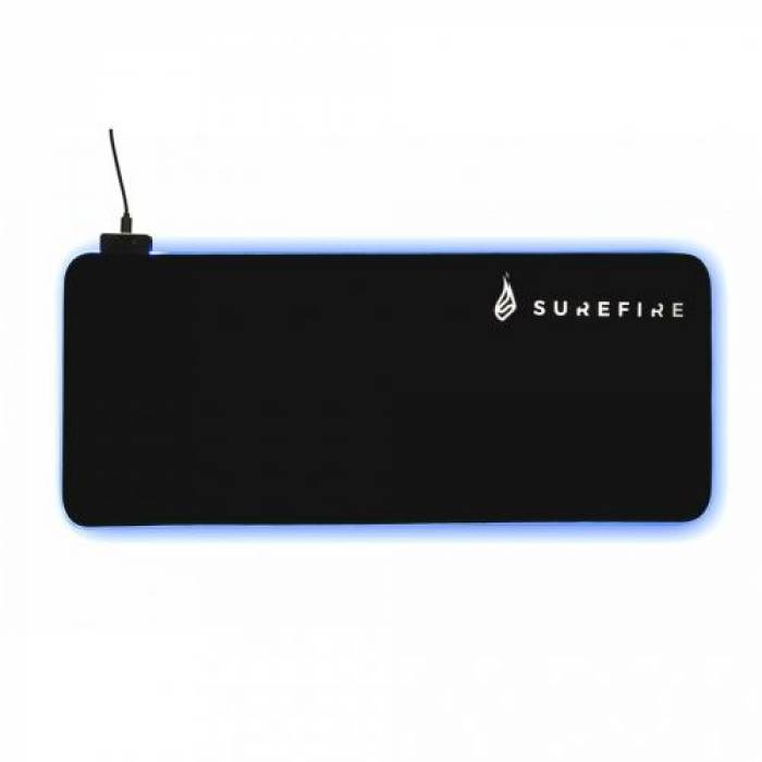 Mouse Pad SureFire by Verbatim Silent Flight RGB-680, Black