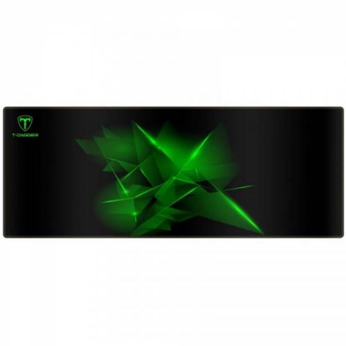 Mouse Pad T-Dagger Geometry L, Black-Green