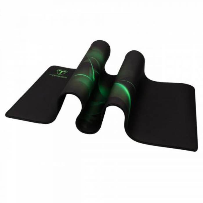 Mouse Pad T-Dagger Geometry L, Black-Green
