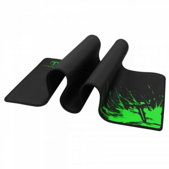 Mouse Pad T-Dagger Lava L, Black-Green