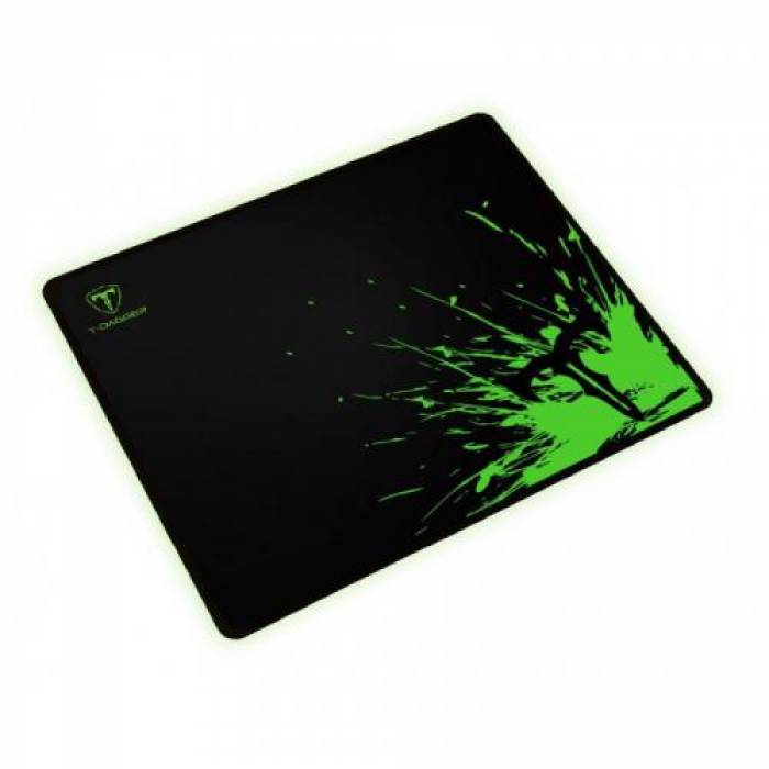 Mouse Pad T-Dagger Lava M, Black-Green