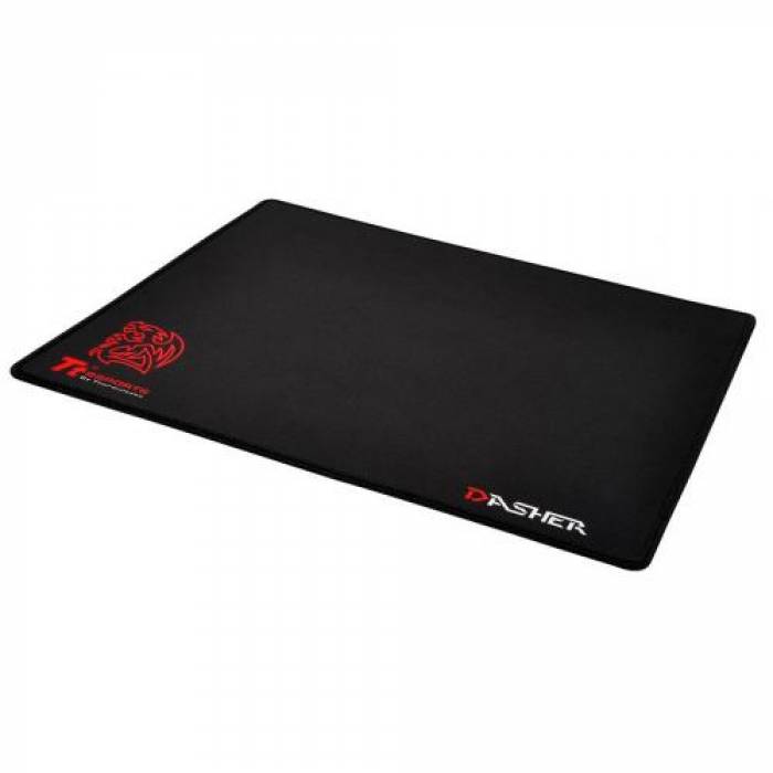 Mouse Pad Thermaltake Dasher 2016 Black Gaming, Black-Red