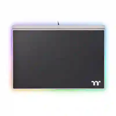 Mouse Pad Thermaltake Premium Argent MP1, RGB LED, Black