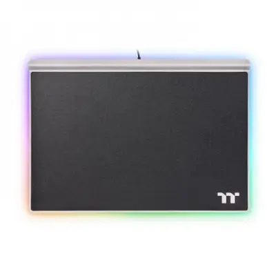 Mouse Pad Thermaltake Premium Argent MP1, RGB LED, Black