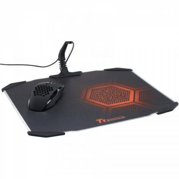 Mouse pad Tt eSPORTS by Thermaltake DRACONEM 2016, Black-Red