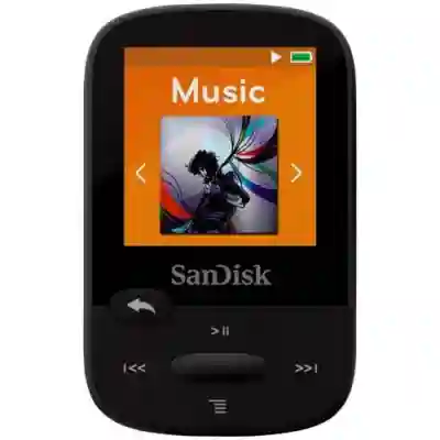 MP3 Player SanDisk by WD Clip Sport Plus, 32GB, Black