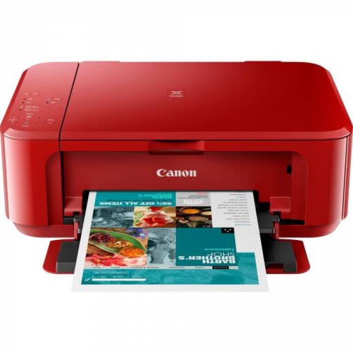 Multifunctional Inkjet Color Canon PIXMA MG3650S, Red