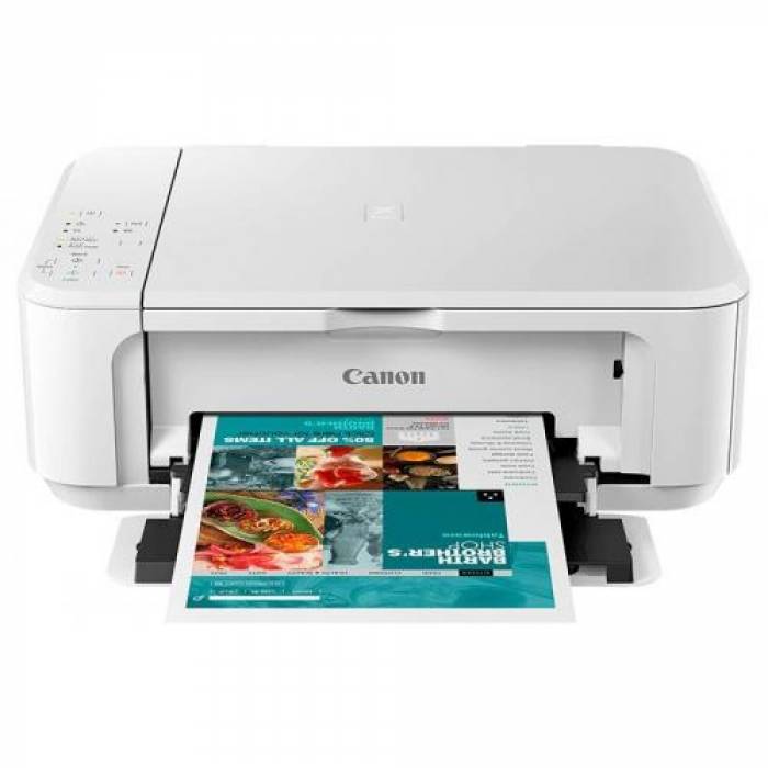 Multifunctional Inkjet Color Canon PIXMA MG3650S, White