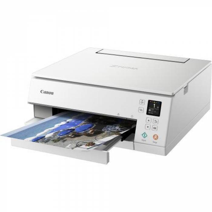 Multifunctional InkJet Color Canon PIXMA TS6351a, White