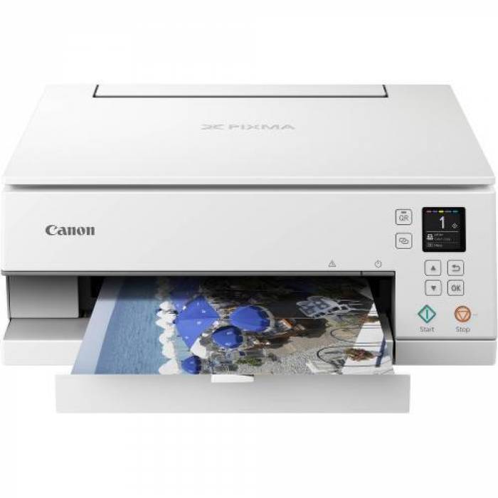 Multifunctional InkJet Color Canon PIXMA TS6351a, White