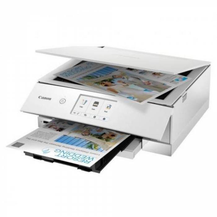 Multifunctional InkJet Color Canon PIXMA TS8351a, White