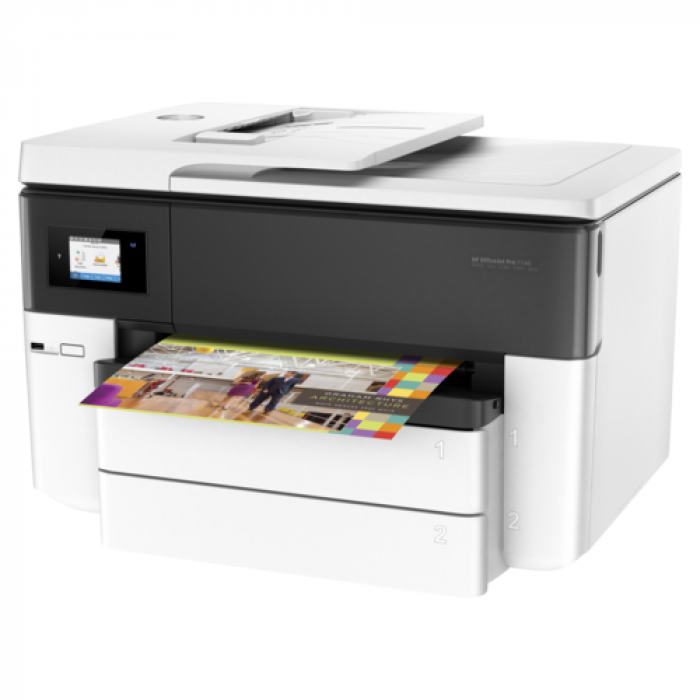 Multifunctional Inkjet Color HP OfficeJet Pro 7740 Wide Format All-in-One