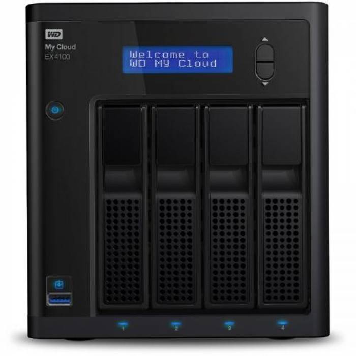 NAS Western Digital My Cloud EX4100, 4x HDD bay