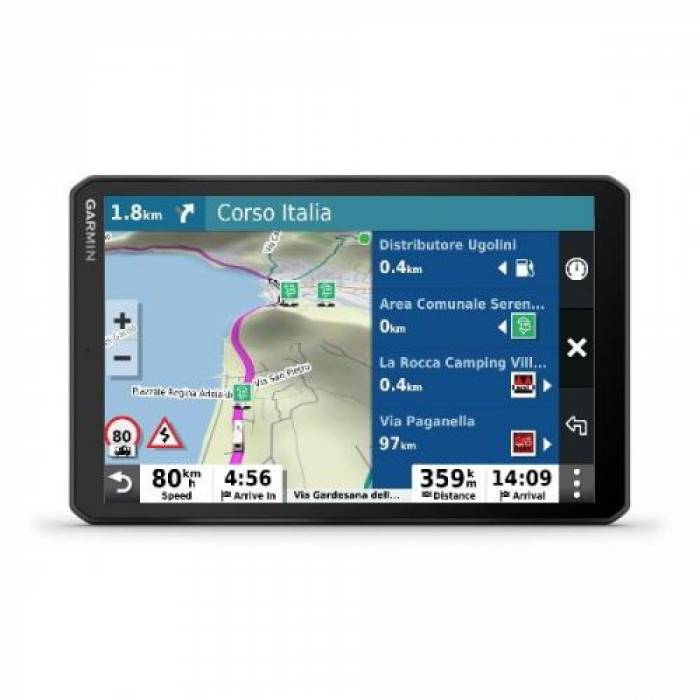 Navigator GPS Garmin Camper 890, 8inch, Black