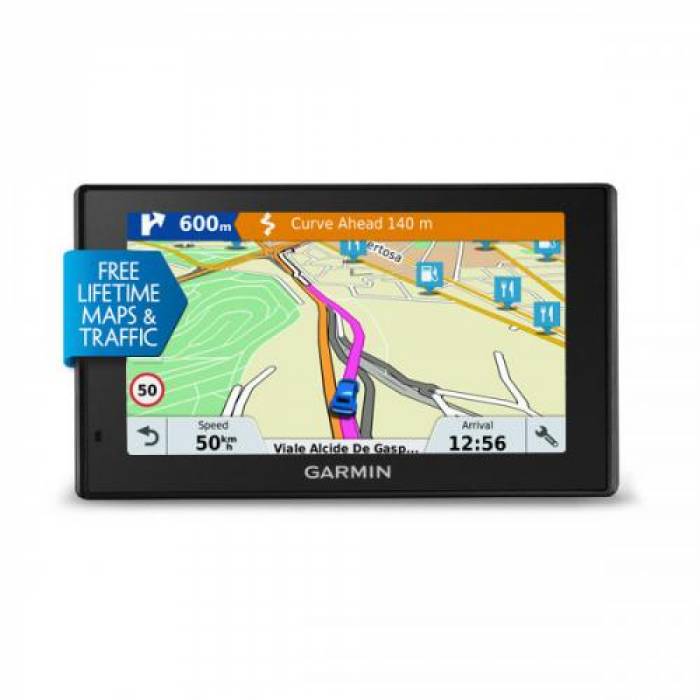 Navigator GPS Garmin Drive 51 LMT-S, 5inch, Harta Romania + Europa de Est