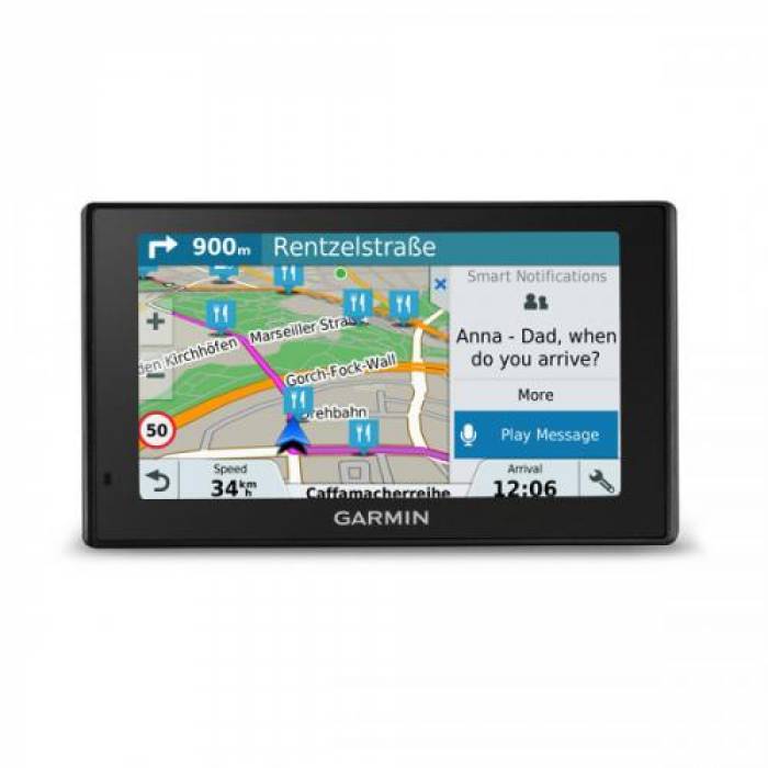 Navigator GPS Garmin Drive 51 LMT-S, 5inch, Harta Romania + Europa de Est