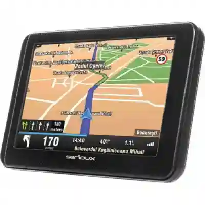 Navigator GPS Serioux Urban Pilot UPQ500FE, 5inch, Harta Europei