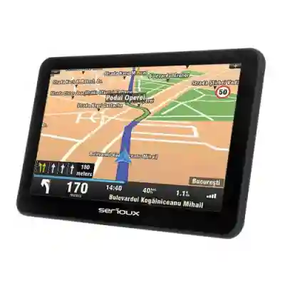 Navigator GPS Serioux Urban Pilot UPQ700FE, 7inch + Harta Europei