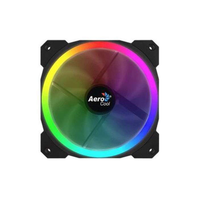 Pachet ventilatoare Aerocool Orbit RC ARGB, 20LED, 120mm