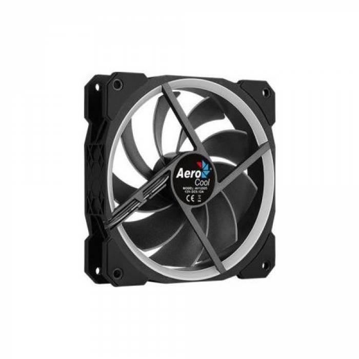 Pachet ventilatoare Aerocool Orbit RC ARGB, 20LED, 120mm