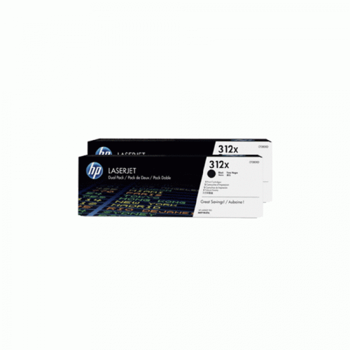 Pack Cartus Toner HP 312X Black - CF380XD