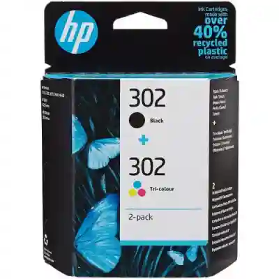 Pack Cartuse Cerneala HP No.302 Black & Color