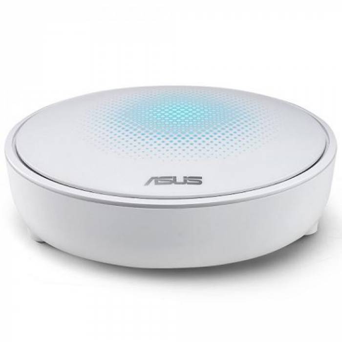 Packet Router wireless ASUS Mesh Lyra AC2200, 1x LAN, 2 bucati