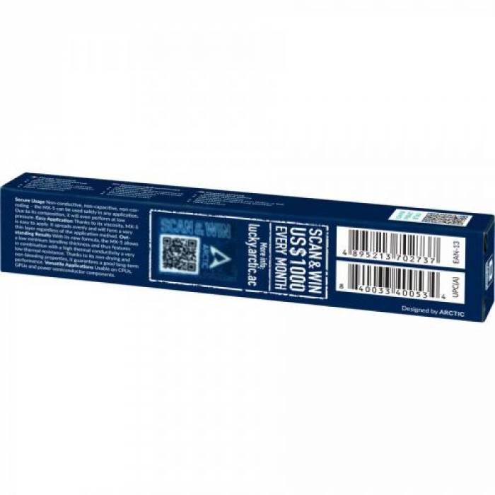 Pasta termoconductoare Arctic MX-5, 4g