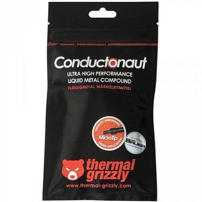 Pasta termoconductoare Thermal Grizzly Conductonaut, 1g
