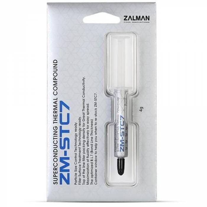 Pasta termoconductoare Zalman STC7, 4g, Grey