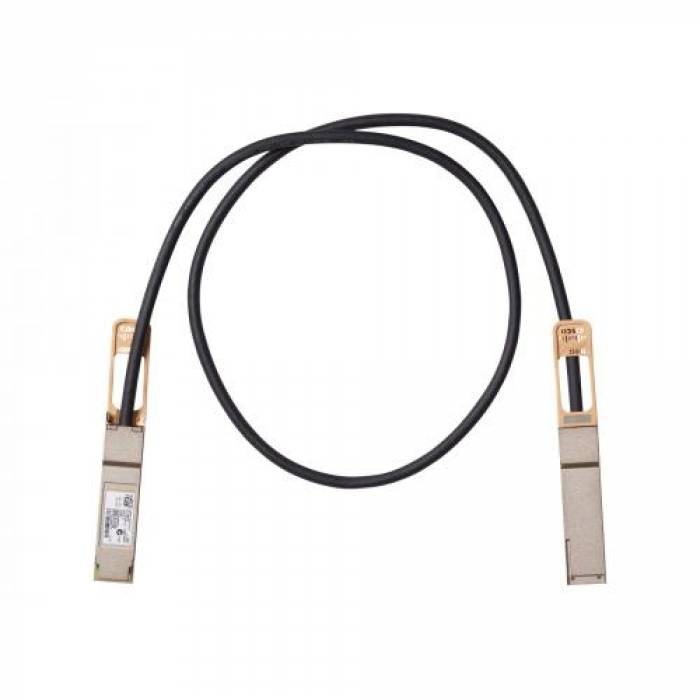 Patch cord Cisco QSFP-100G-CU1M, 1m, Black