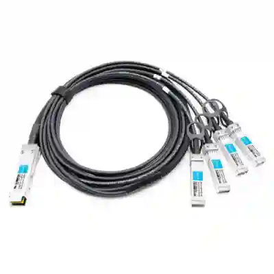 Patch cord Cisco QSFP-4SFP10G-CU1M=, 1m, Black
