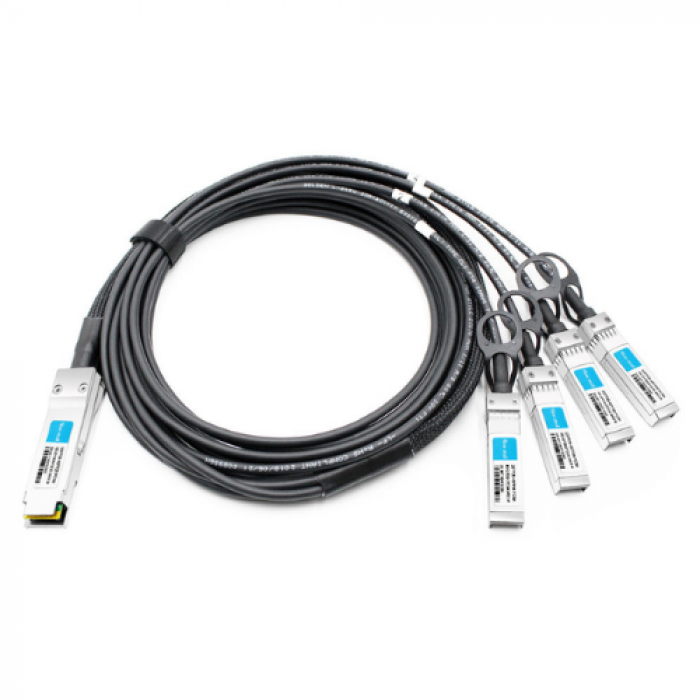 Patch cord Cisco QSFP-4SFP25G-CU3M=, 3m, Black