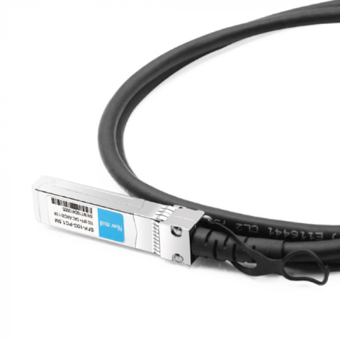 Patch cord Cisco SFP-H10GB-CU1-5M=, 1.5m, Black