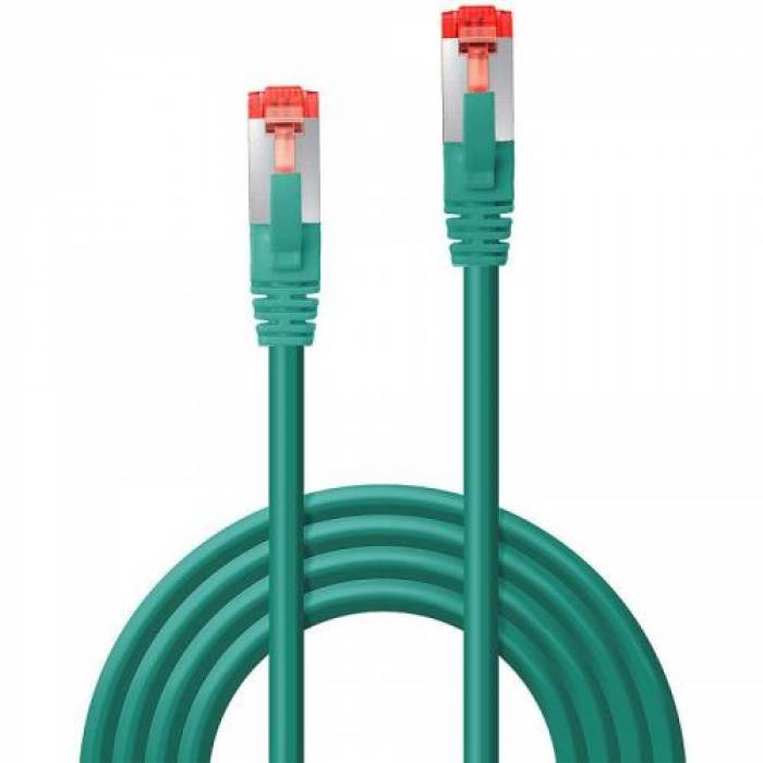 Patch Cord Lindy LY-47747, S/FTP, Cat.6, 1m, Green