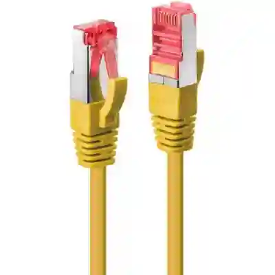 Patch Cord Lindy LY-47762, S/FTP, Cat.6, 1m, Yellow