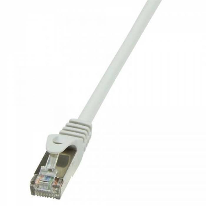 Patch cord Logilink CP1022D, S/FTP, Cat.5e, 0.5 m, Grey