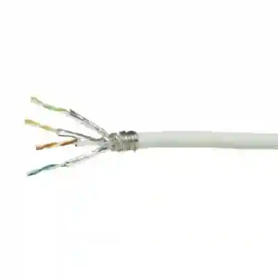 Patch Cord Logilink CPV0039 S/FTP, Cat6, 100m, White